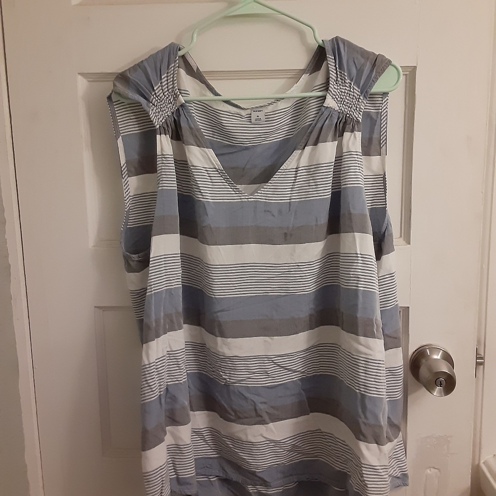 Extra large blouse with cute shoulder detail